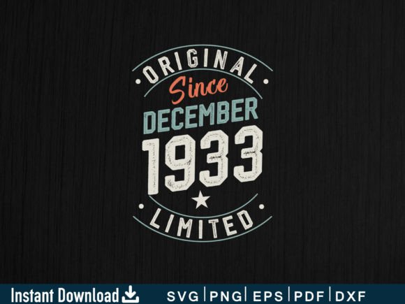 December 1933 Gifts 91st Birthday Shirt Graphics and Crafts