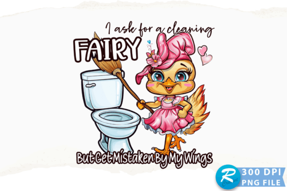 I Ask for a Cleaning Fairy but Get PNG Graphics