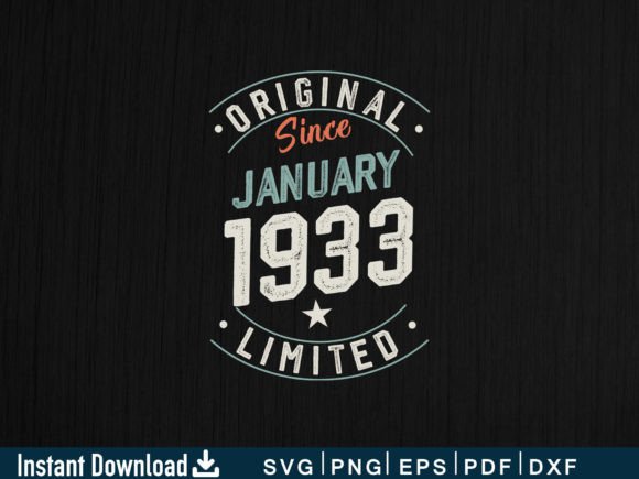 January 1933 Gifts 91st Birthday Shirt Graphics and Crafts Review